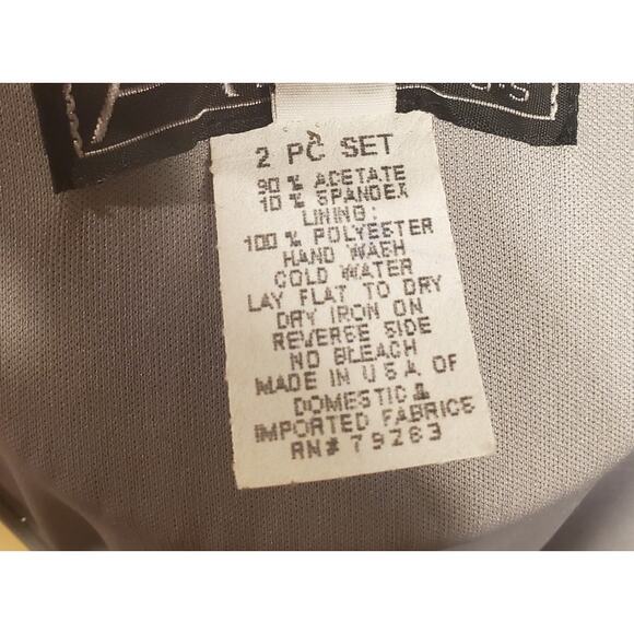 Alex Evenings 2 Piece Gray and Silver Mother of the Bride Dress Formal w Jacket - Picture 7 of 7